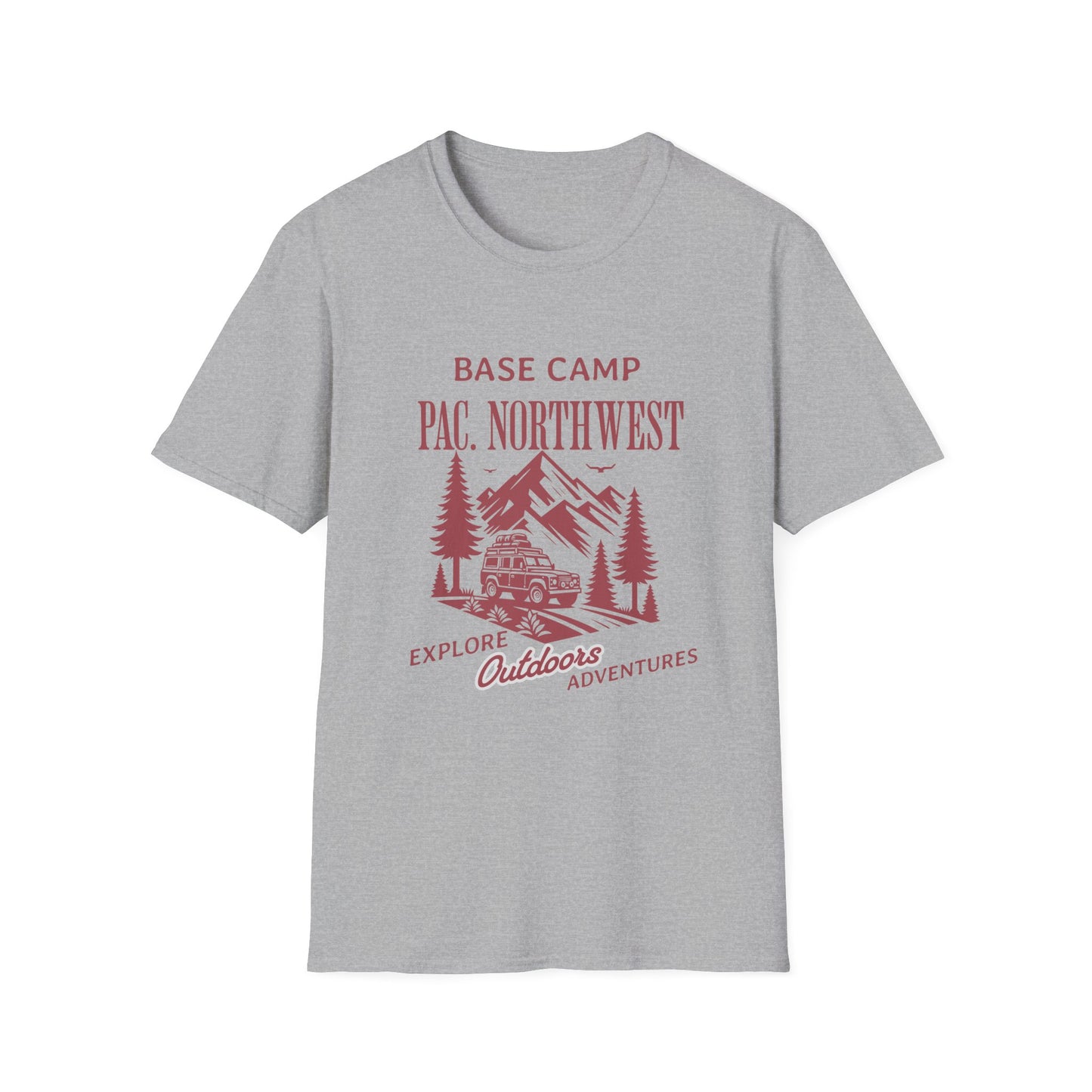 PNW Basecamp Unisex T-Shirt for Outdoor Enthusiasts